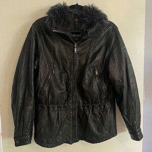 Postcard Leather Winter Jacket